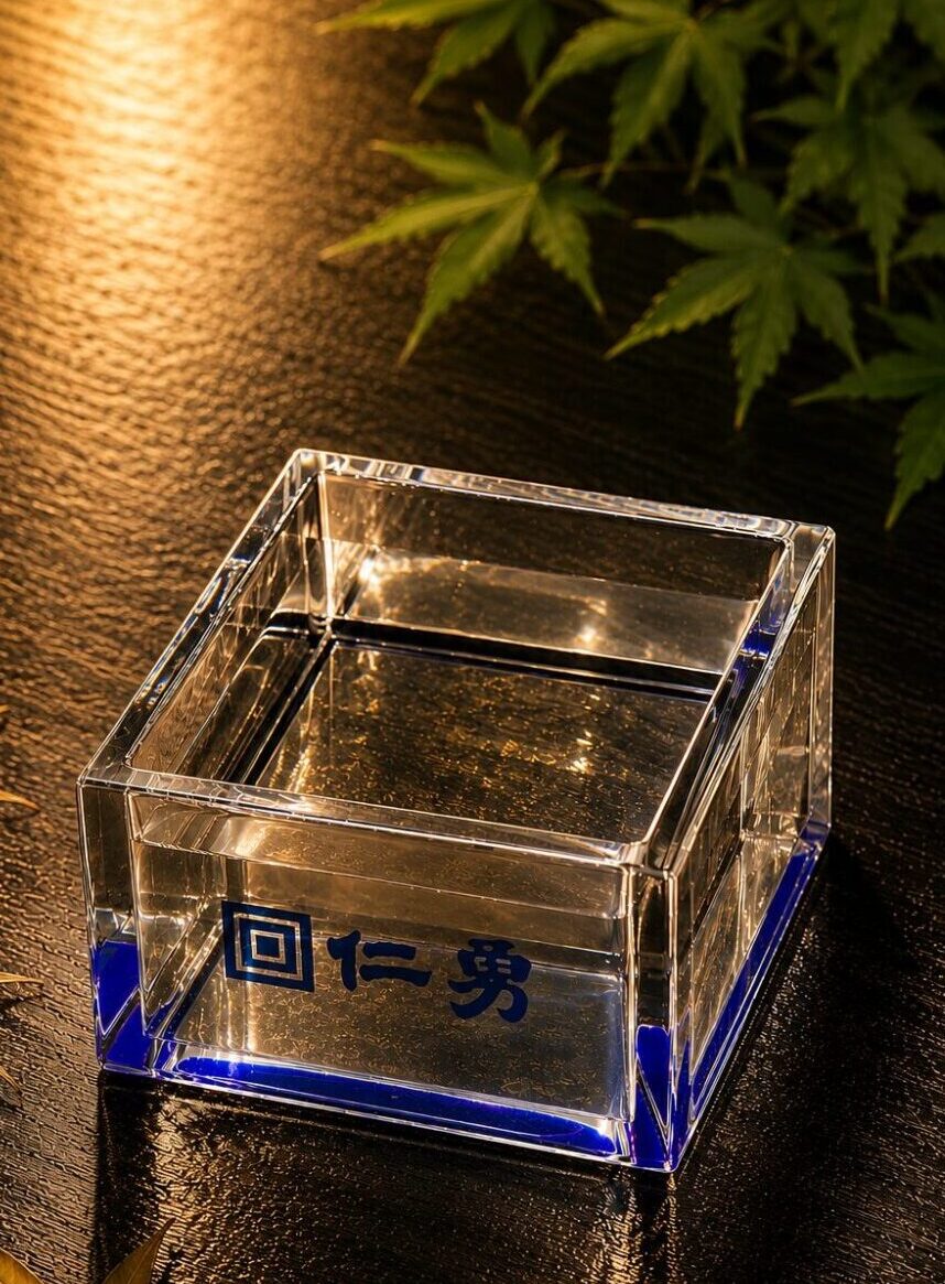 仁勇 クリア枡 サファイア