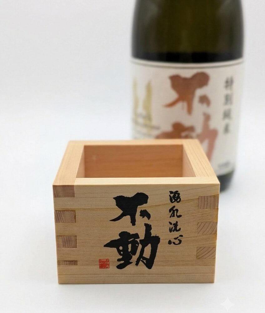 不動 一合枡(不動プリント)