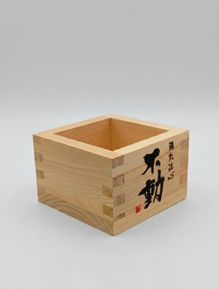 不動 一合枡(不動プリント)